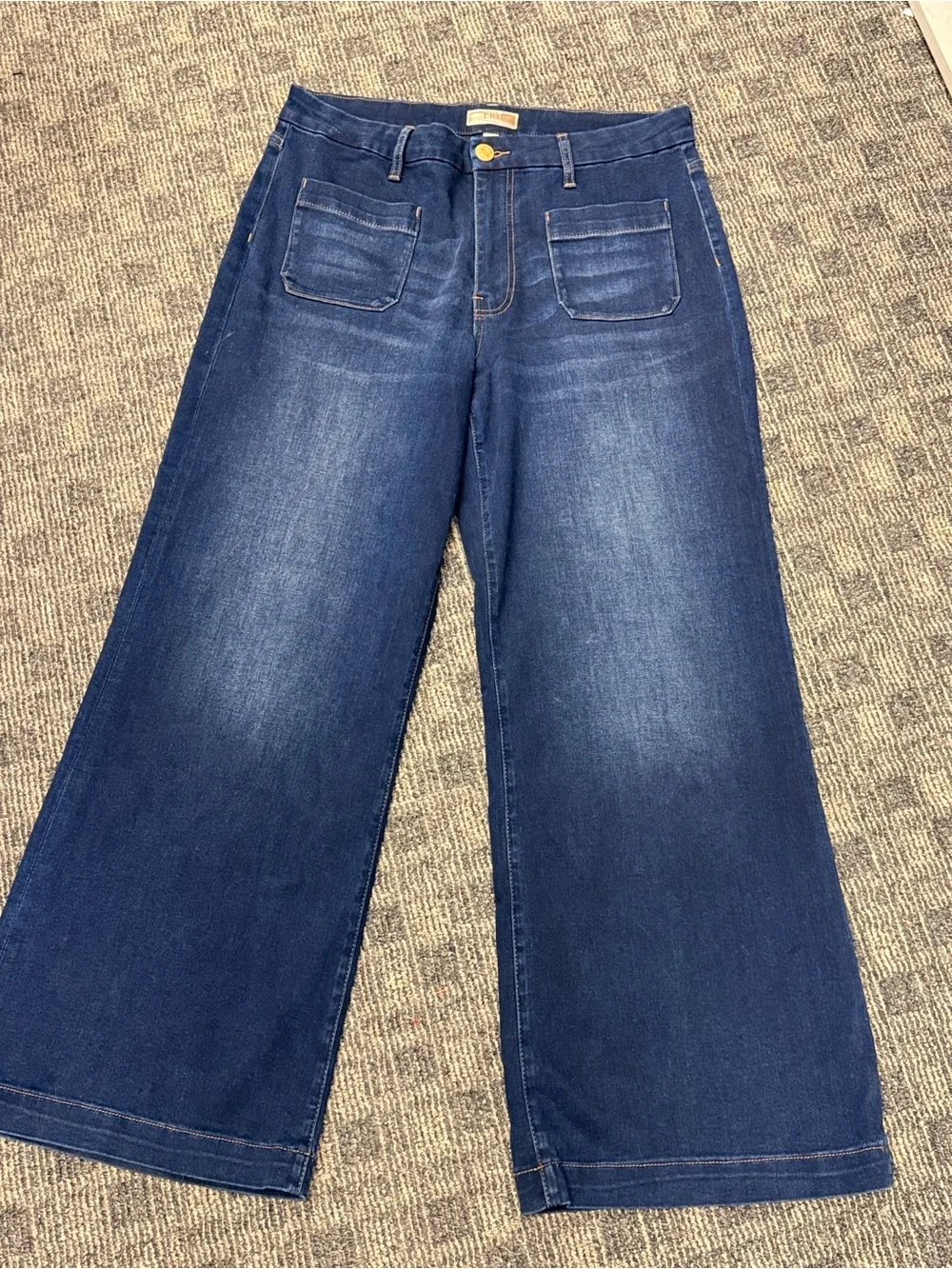 KUT From The Kloth Meg High Rise Wide Leg Jeans Size 12